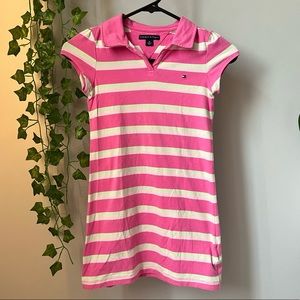 Tommy Hilfiger Girls Striped Dress with Collar